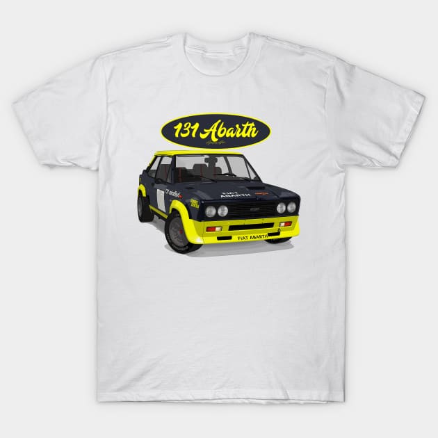 Fiat 131 Abarth Olio Fiat T-Shirt by PjesusArt